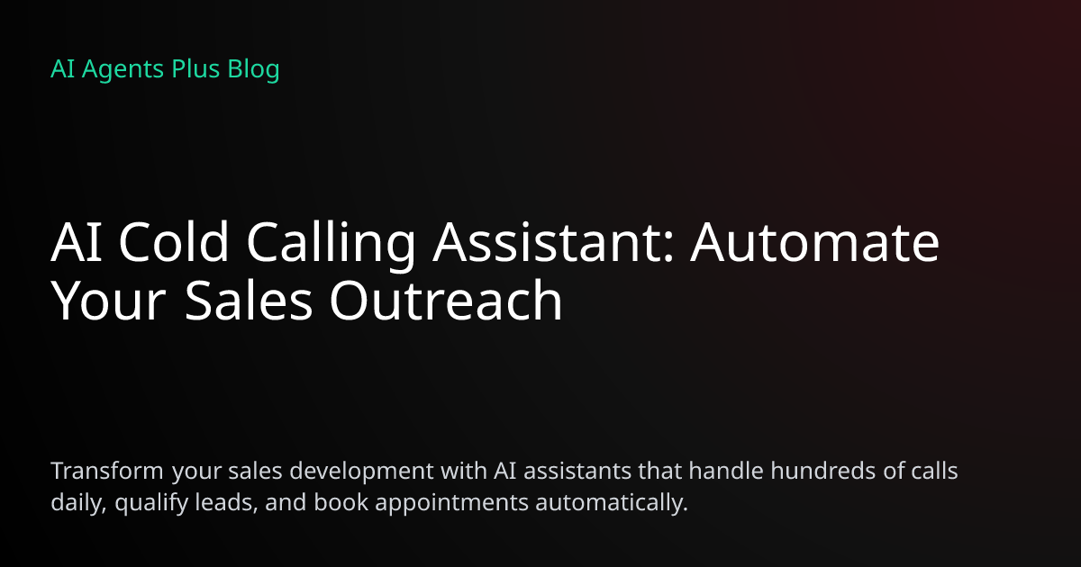 AI Cold Calling Assistant: Automate Sales Outreach in 2026